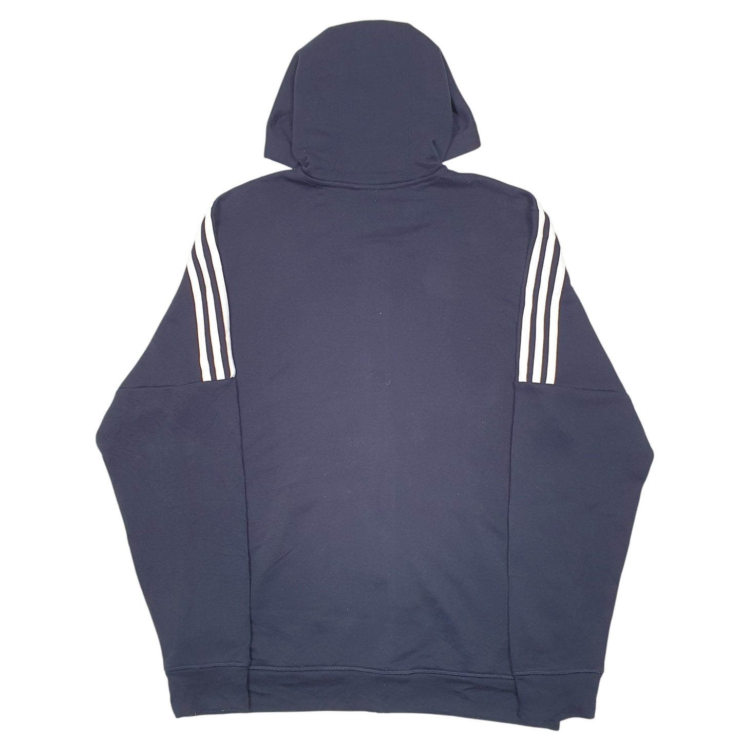 Mens Navy Adidas Hoodie Active Track Top Full Zip Jumper