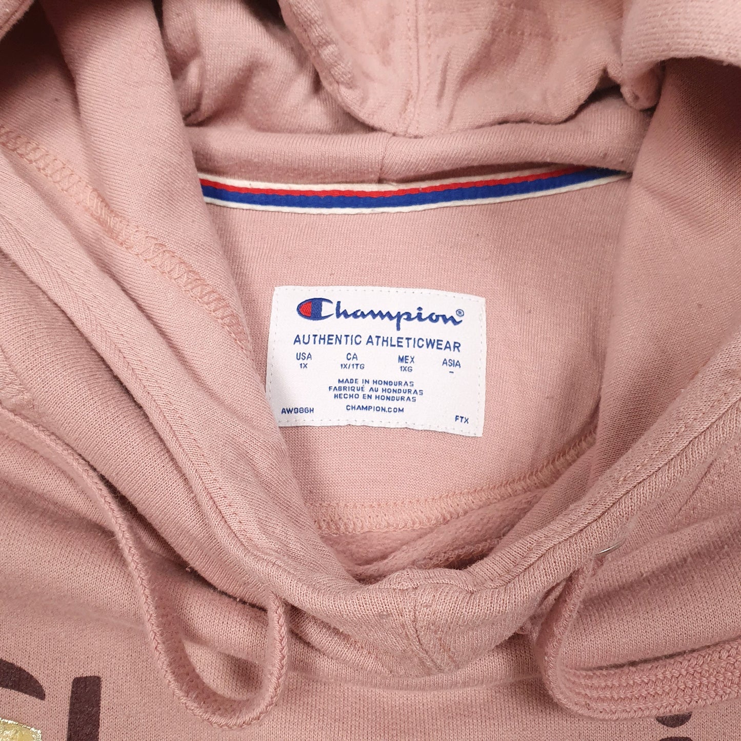 Womens Pink Champion  Hoodie Jumper