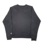 Mens Black Champion Spellout Crewneck Jumper
