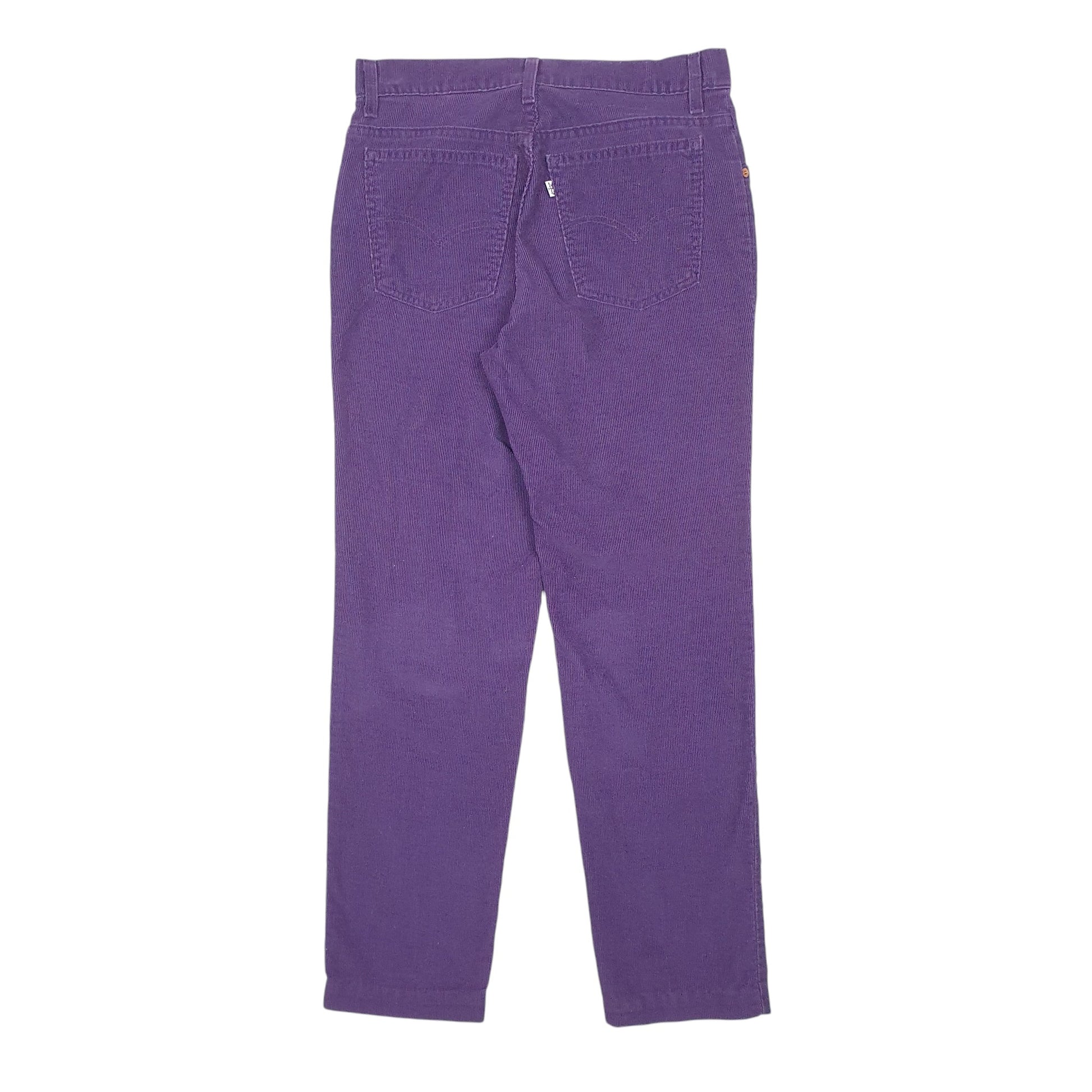 Womens Purple Levis  Corduroy Trousers