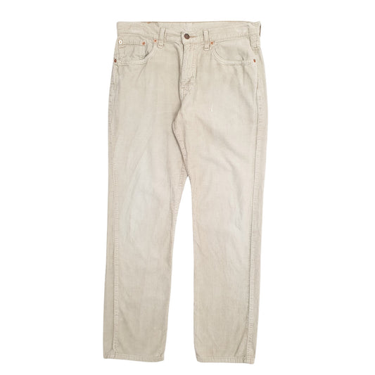 Mens Beige Levis  Corduroy Trousers