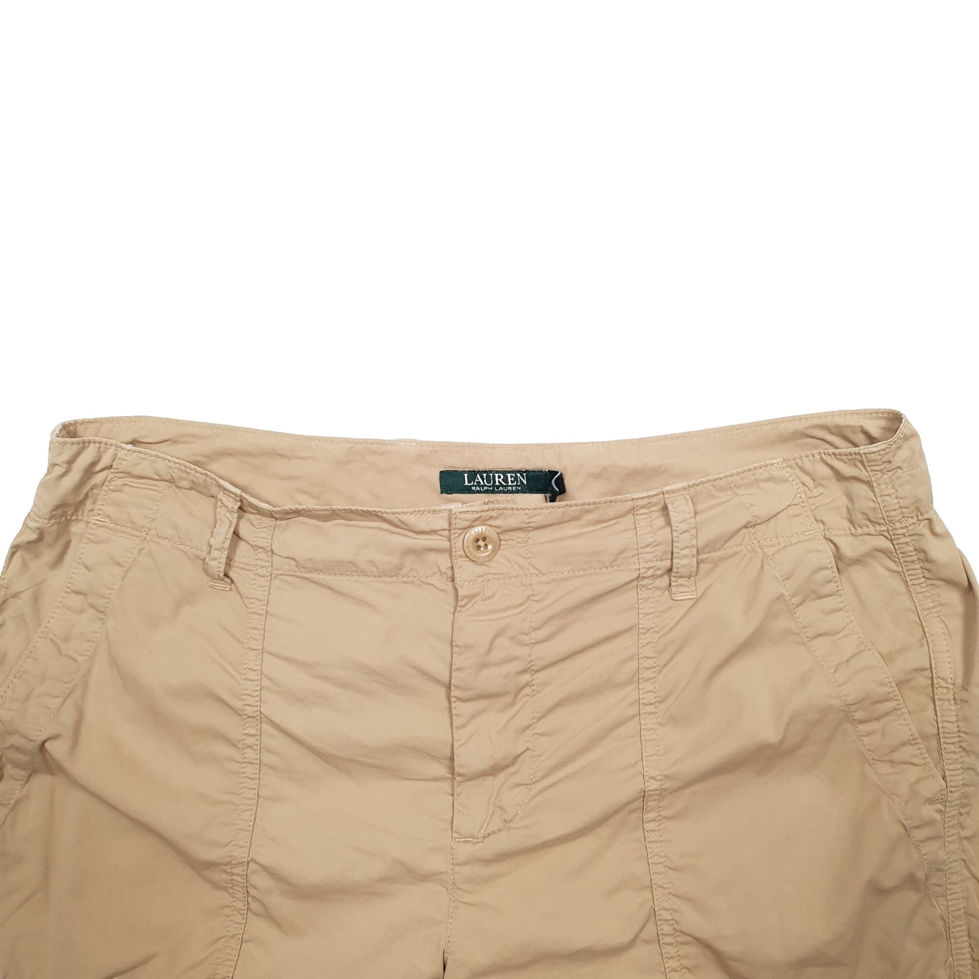 Womens Cream Ralph Lauren  Chino Shorts