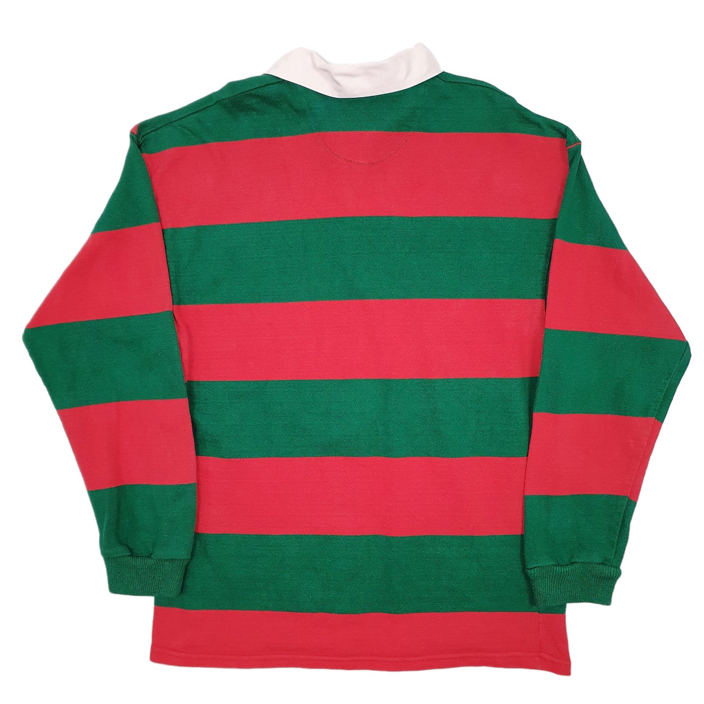 Mens Green Island Beach Co  Long Sleeve Polo Shirt