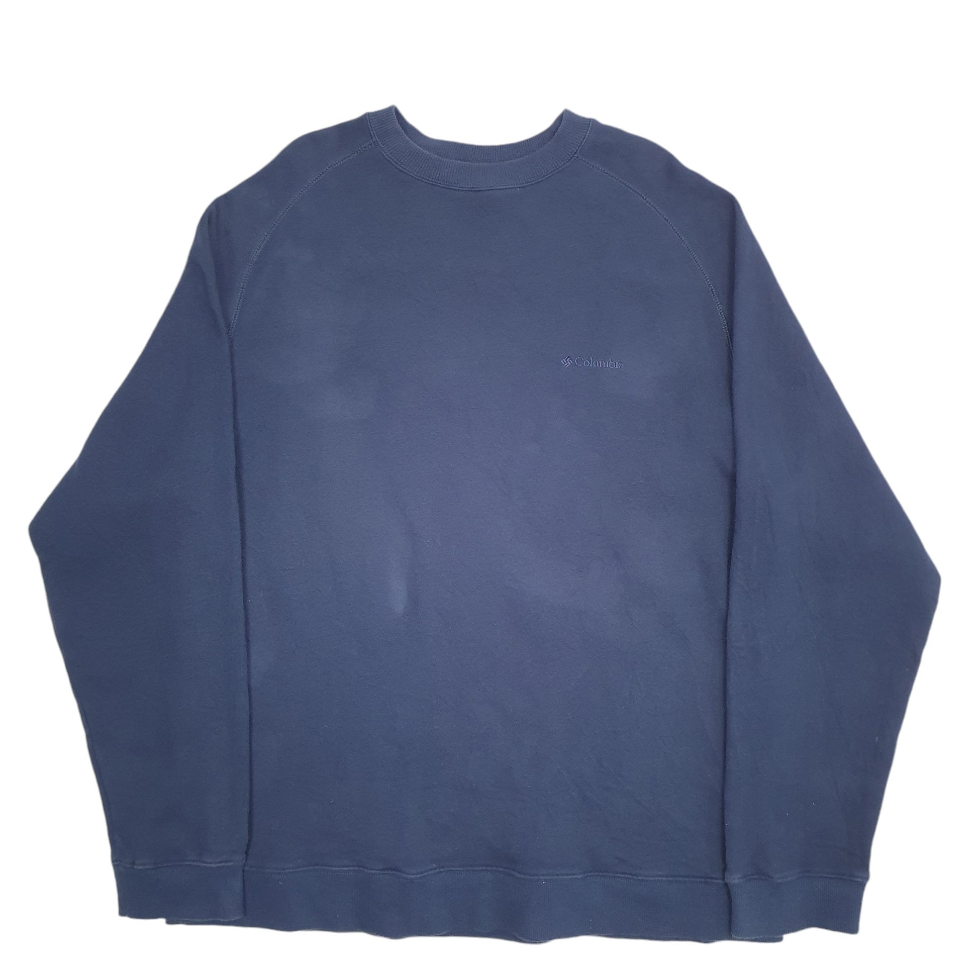 Mens Navy Columbia  Crewneck Jumper