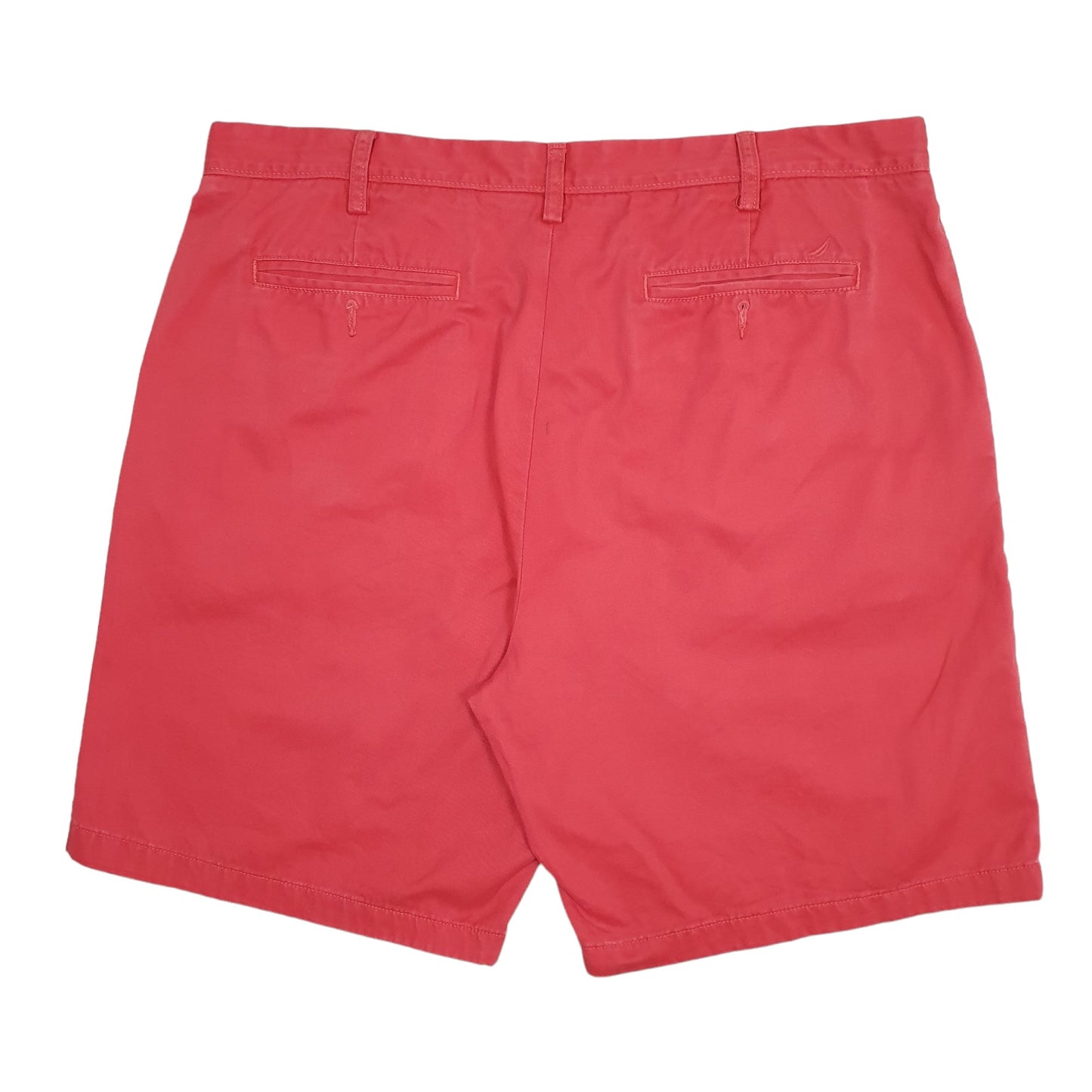 Mens Red Nautica Deck Chino Shorts