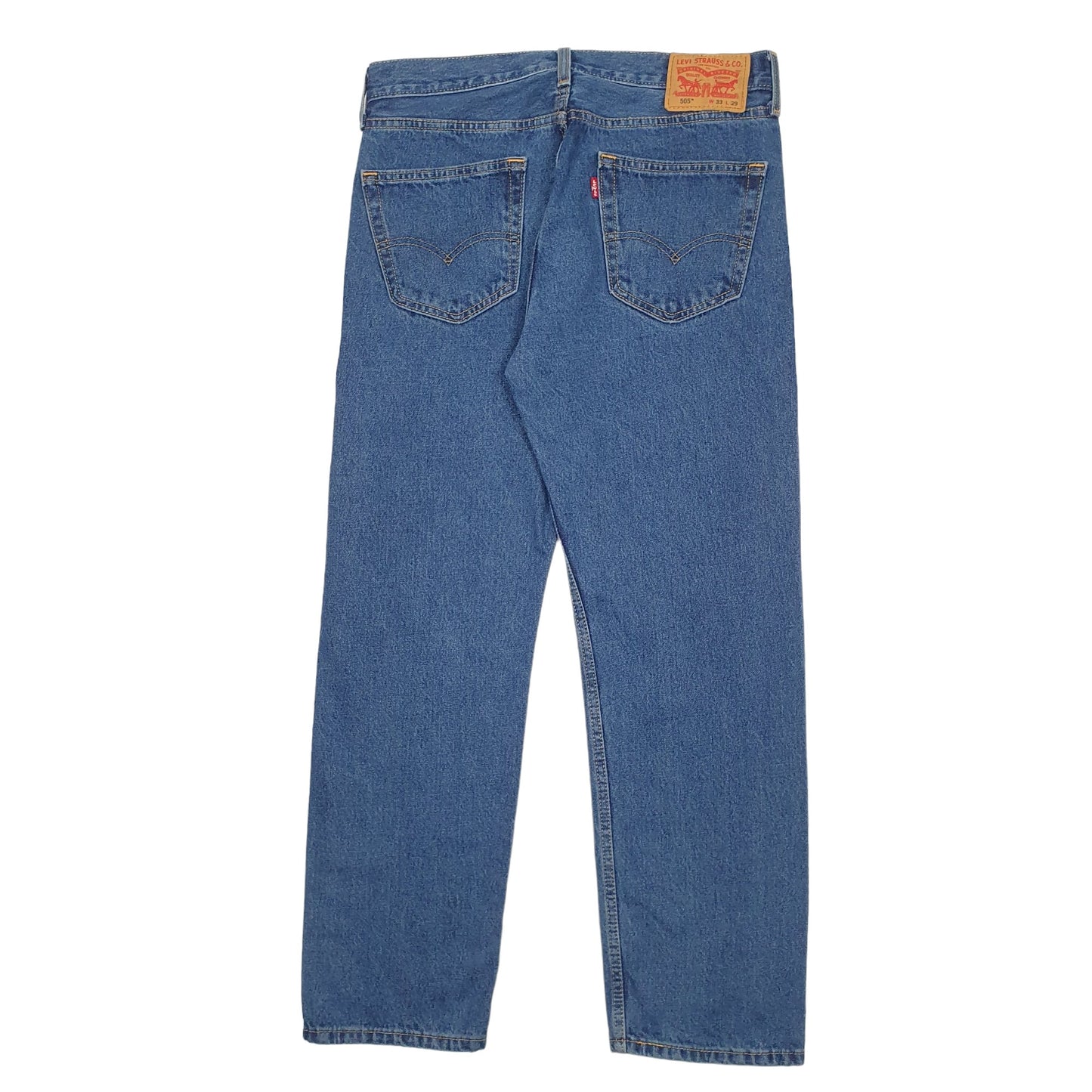 Mens Blue Levis  505 JeansW33 L29