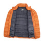 Mens Orange The North Face 550 Crewneck Coat
