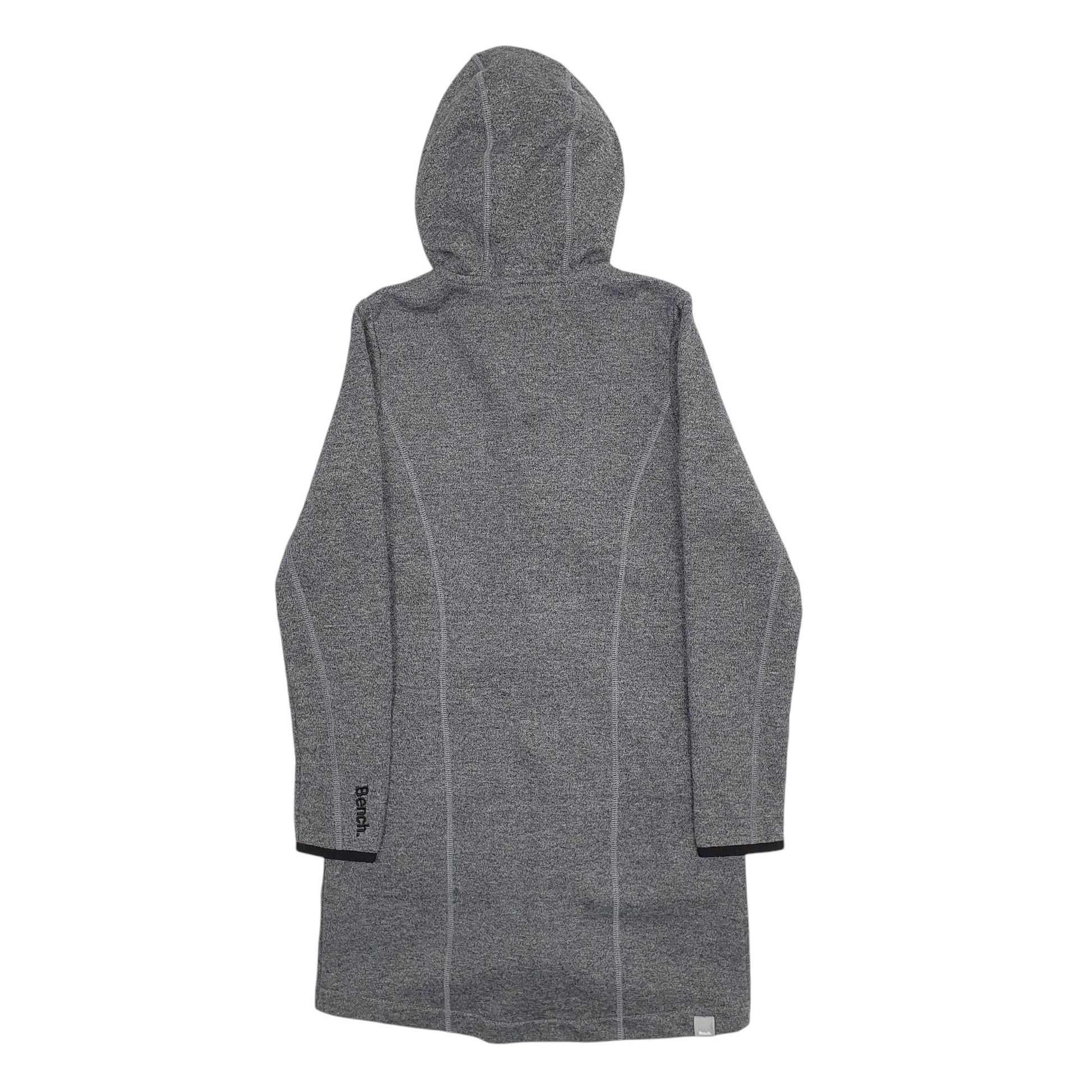 Womens Grey Bench  Full Zip Jumper