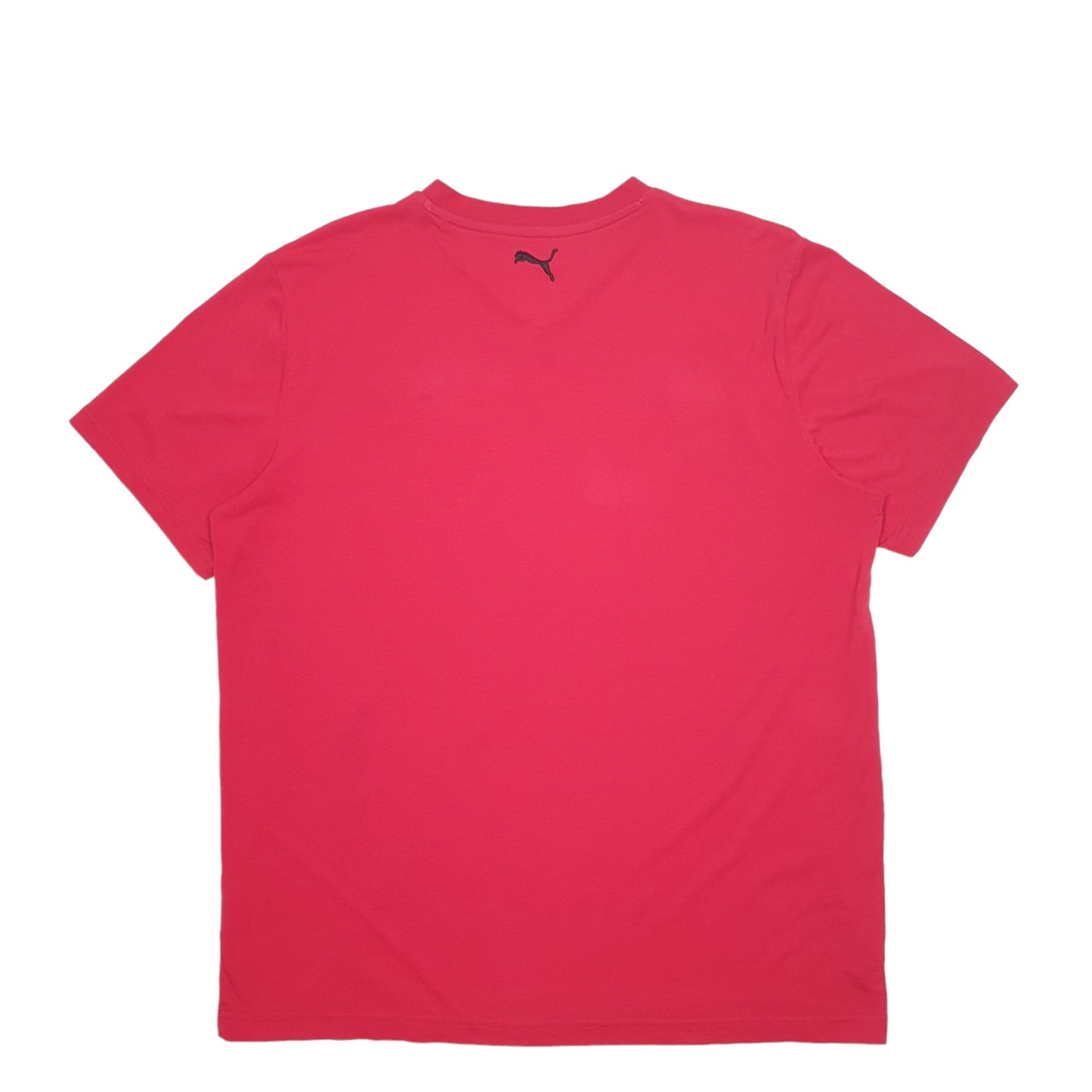 Mens Red Puma  Short Sleeve T Shirt
