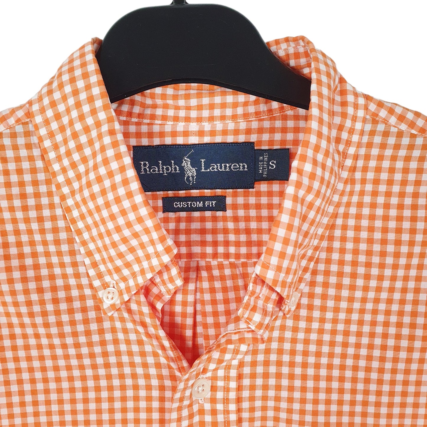 Mens Orange Ralph Lauren  Long Sleeve Shirt