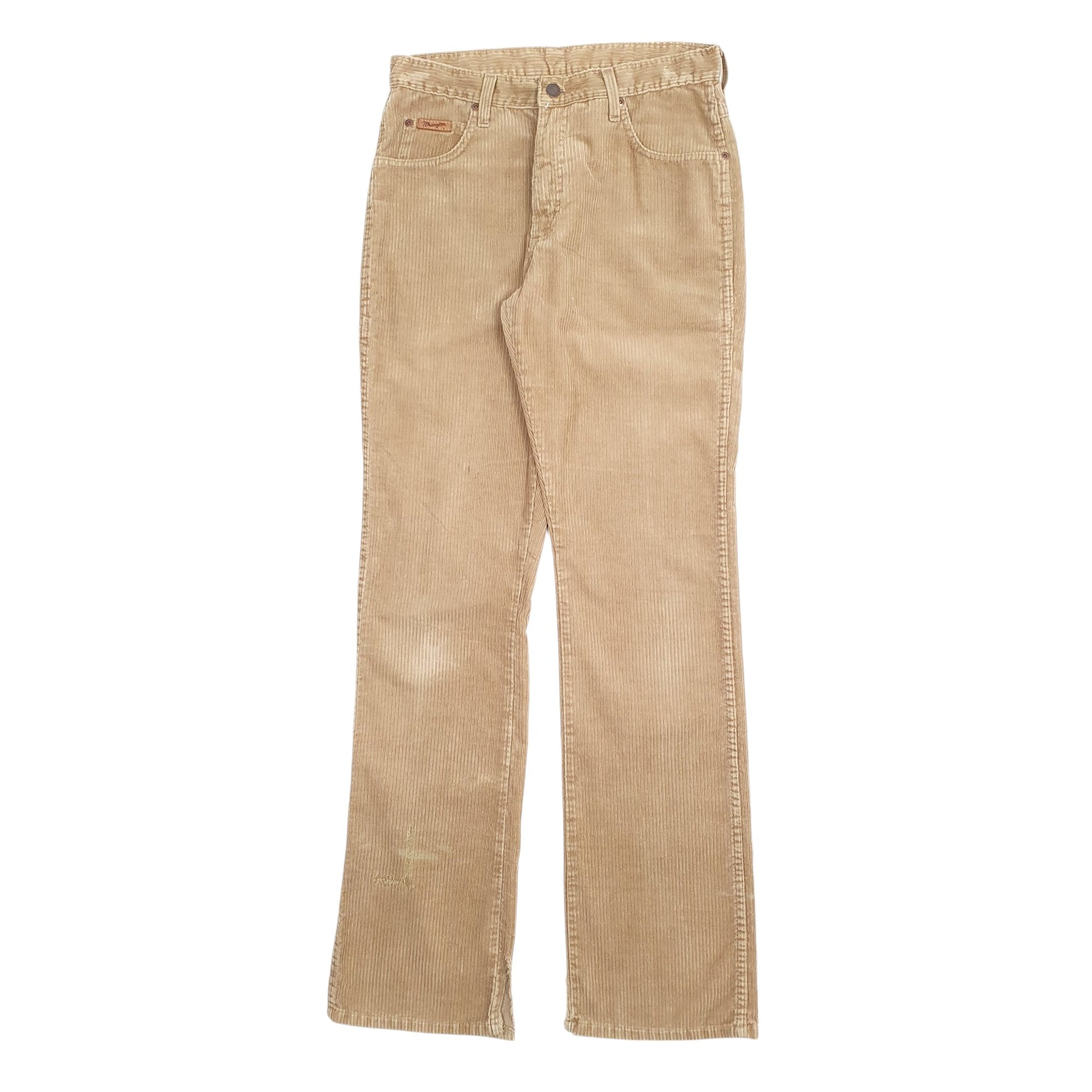 Mens Beige Wrangler  Corduroy Trousers