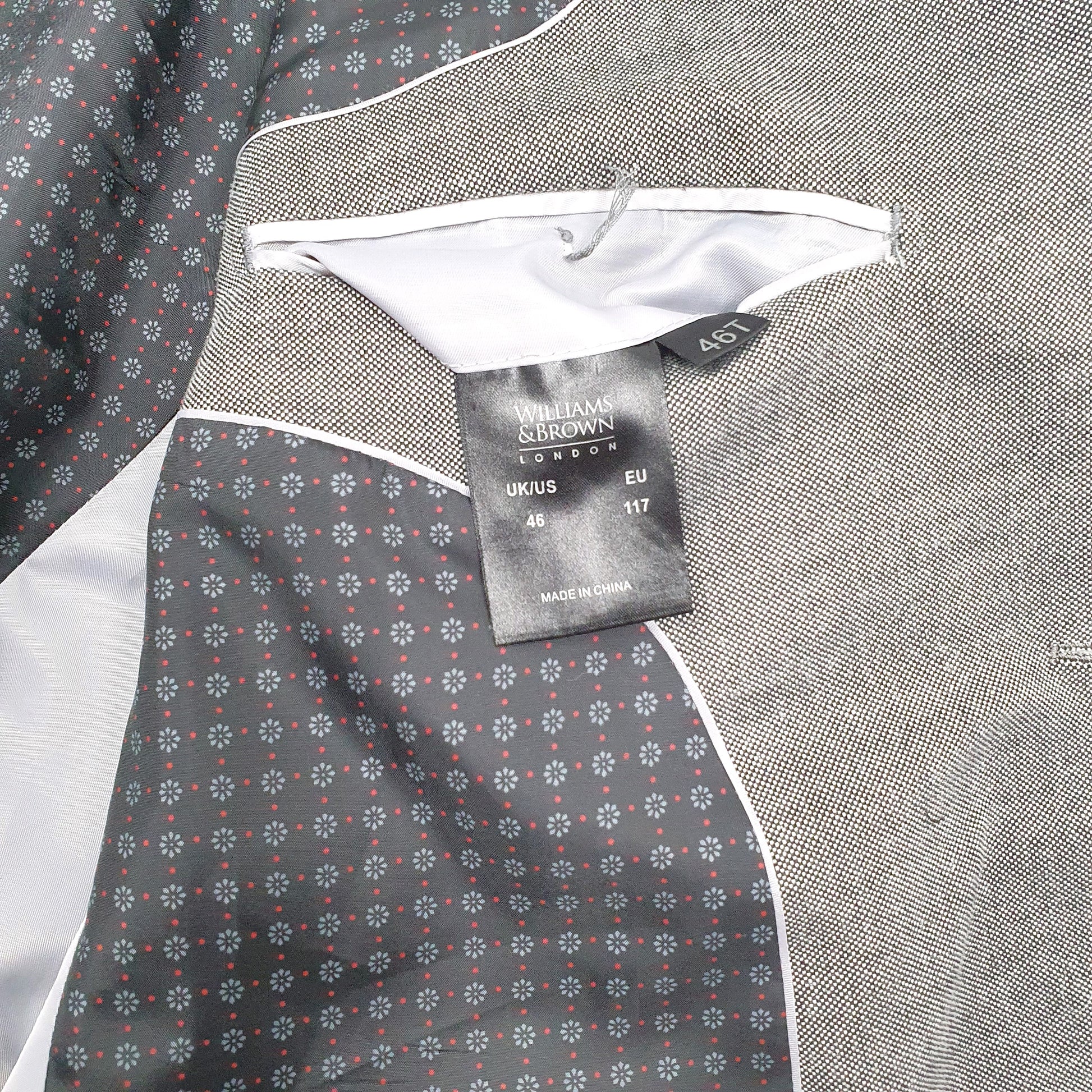 Mens Grey Williams & Brown   Coat