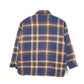 Mens Navy Unbranded Vintage 1980s Plaid Mackinaw Shacket  Coat
