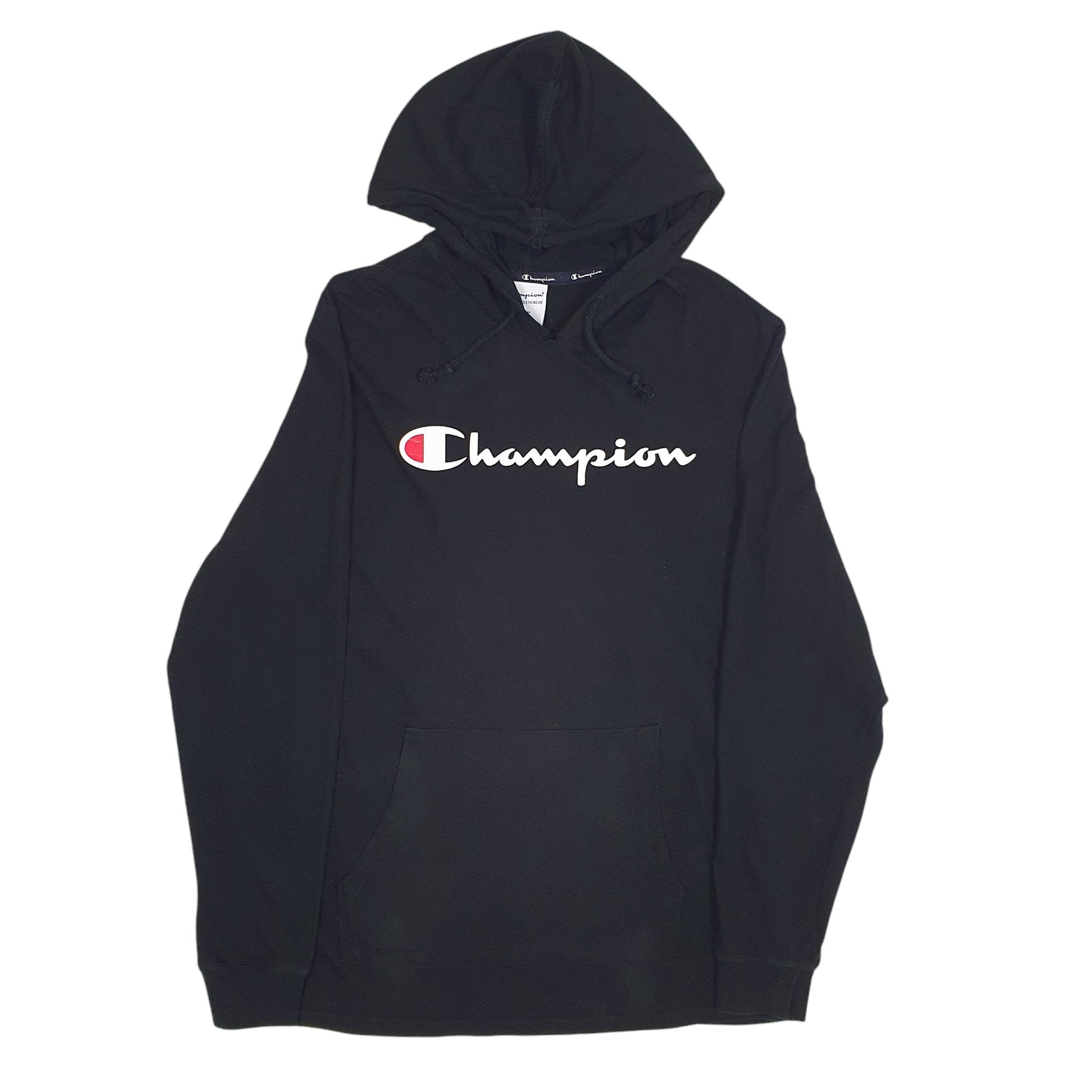 Mens Black Champion  Hoodie Jumper