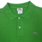 Mens Green Lacoste  Short Sleeve Polo Shirt