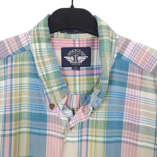 Mens Blue Dockers Vintage Levis Short Sleeve Shirt