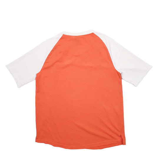 Womens Orange Adidas  Short Sleeve T Shirt