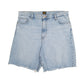 Womens Blue Lee Cut Off Jorts Denim Shorts