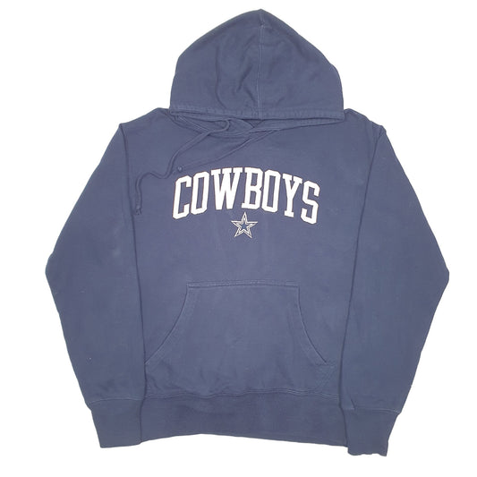 Mens Navy Cowboys Team Apparel NFL American Football Hoodie Jumper