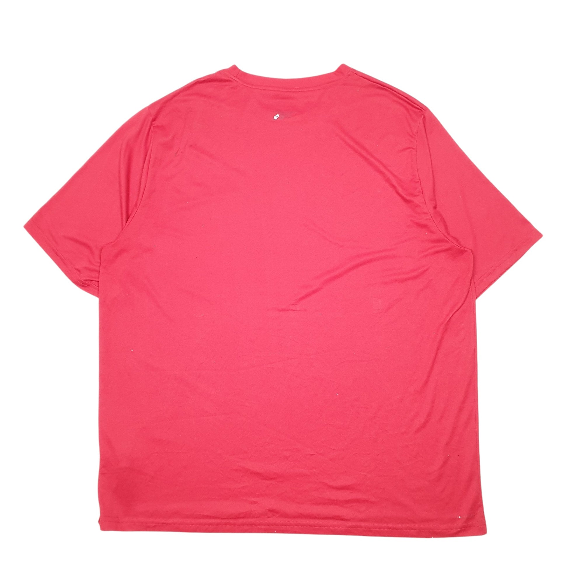 Mens Red Reebok Active Workout Gym Short Sleeve T Shirt