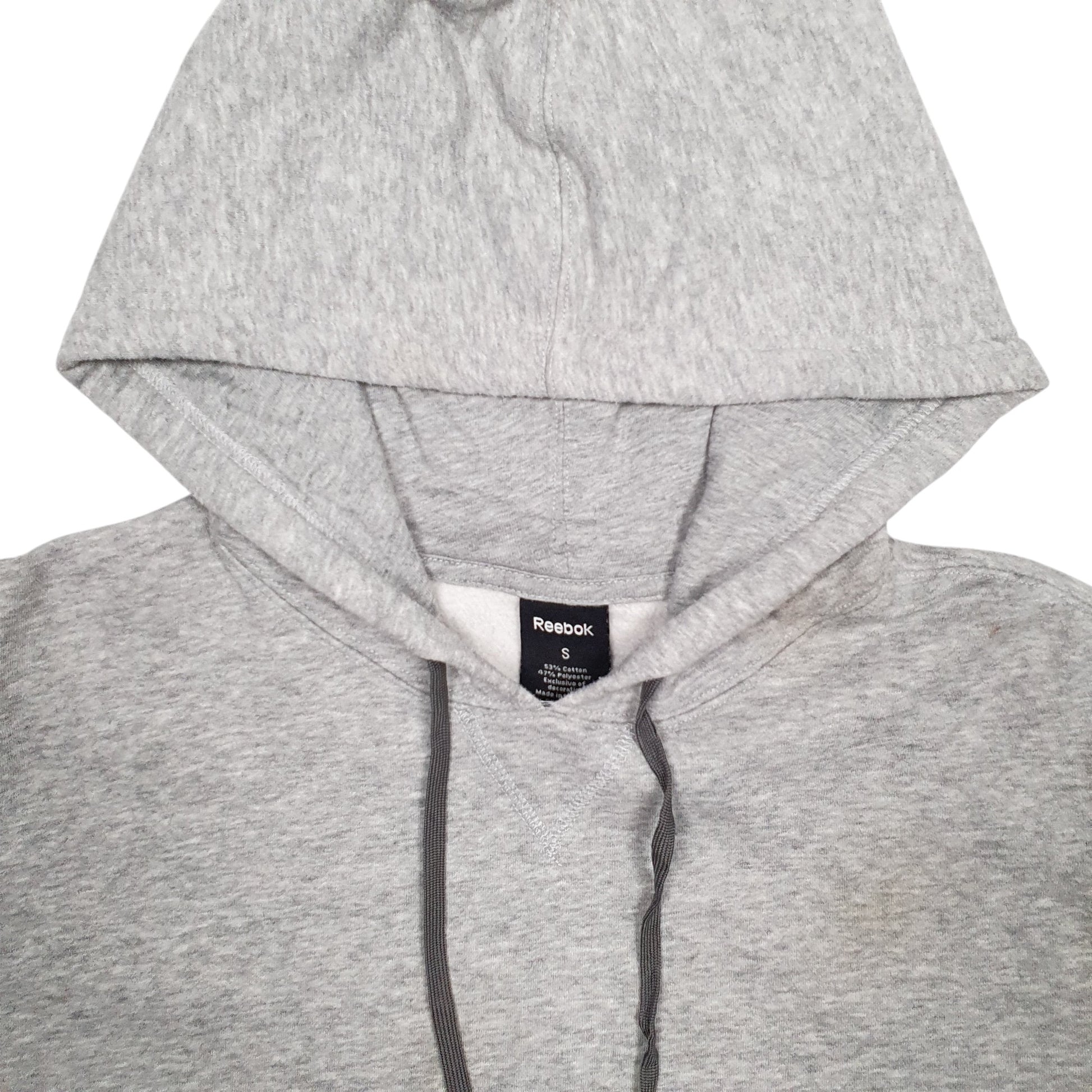 Mens Grey Reebok  Hoodie Jumper