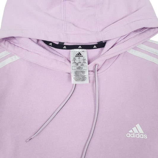 Womens Pink Adidas  Hoodie Jumper