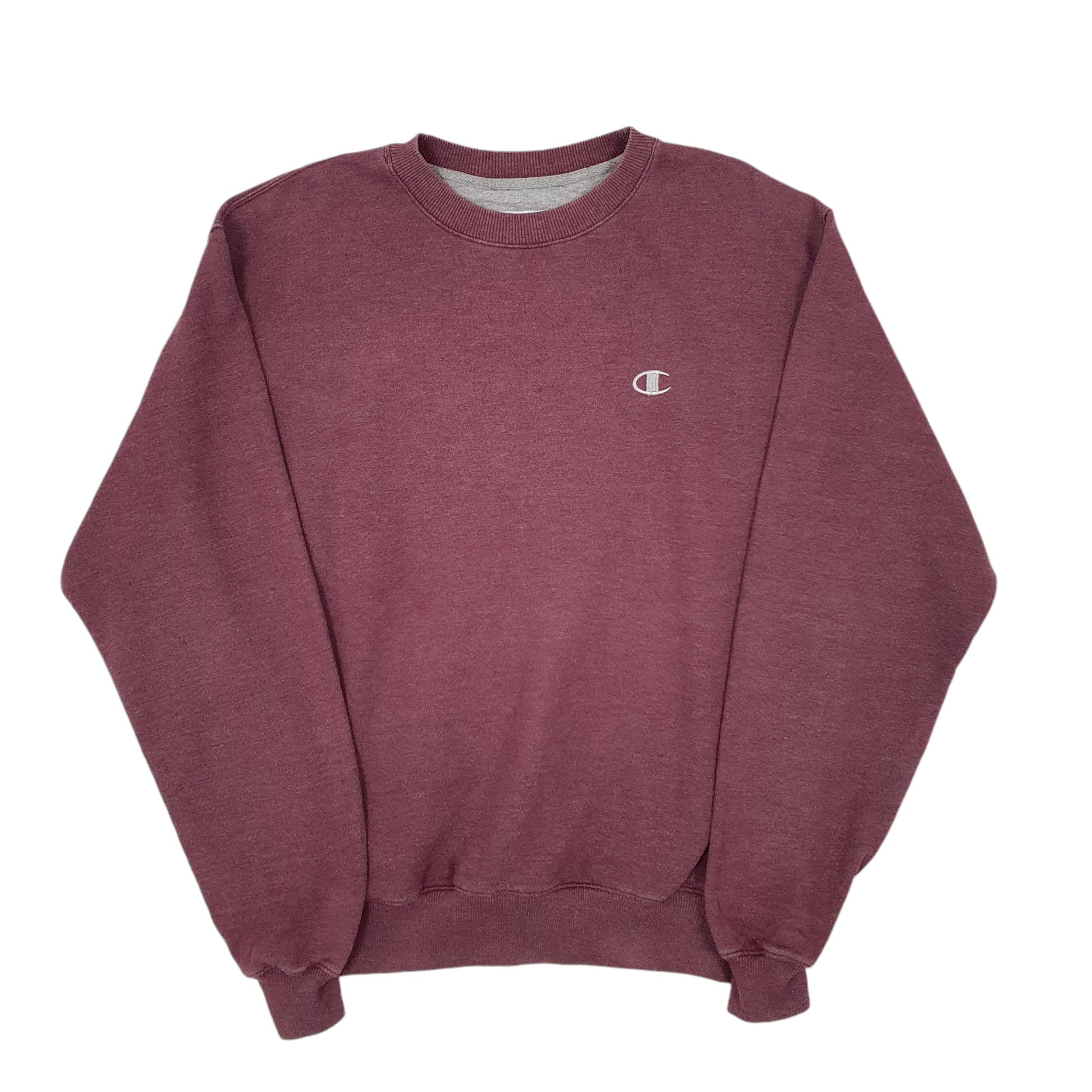 Mens Burgundy Champion  Crewneck Jumper
