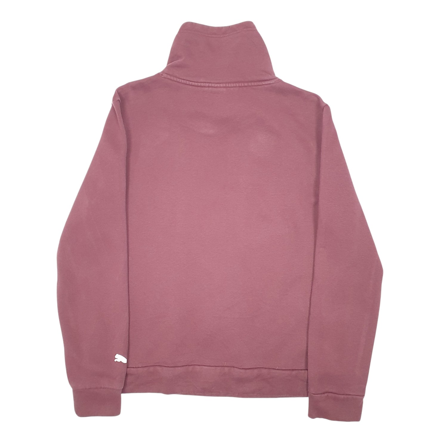 Womens Burgundy Puma  Turtle Neck Jumper