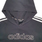 Mens Black Adidas Spellout Hoodie Jumper