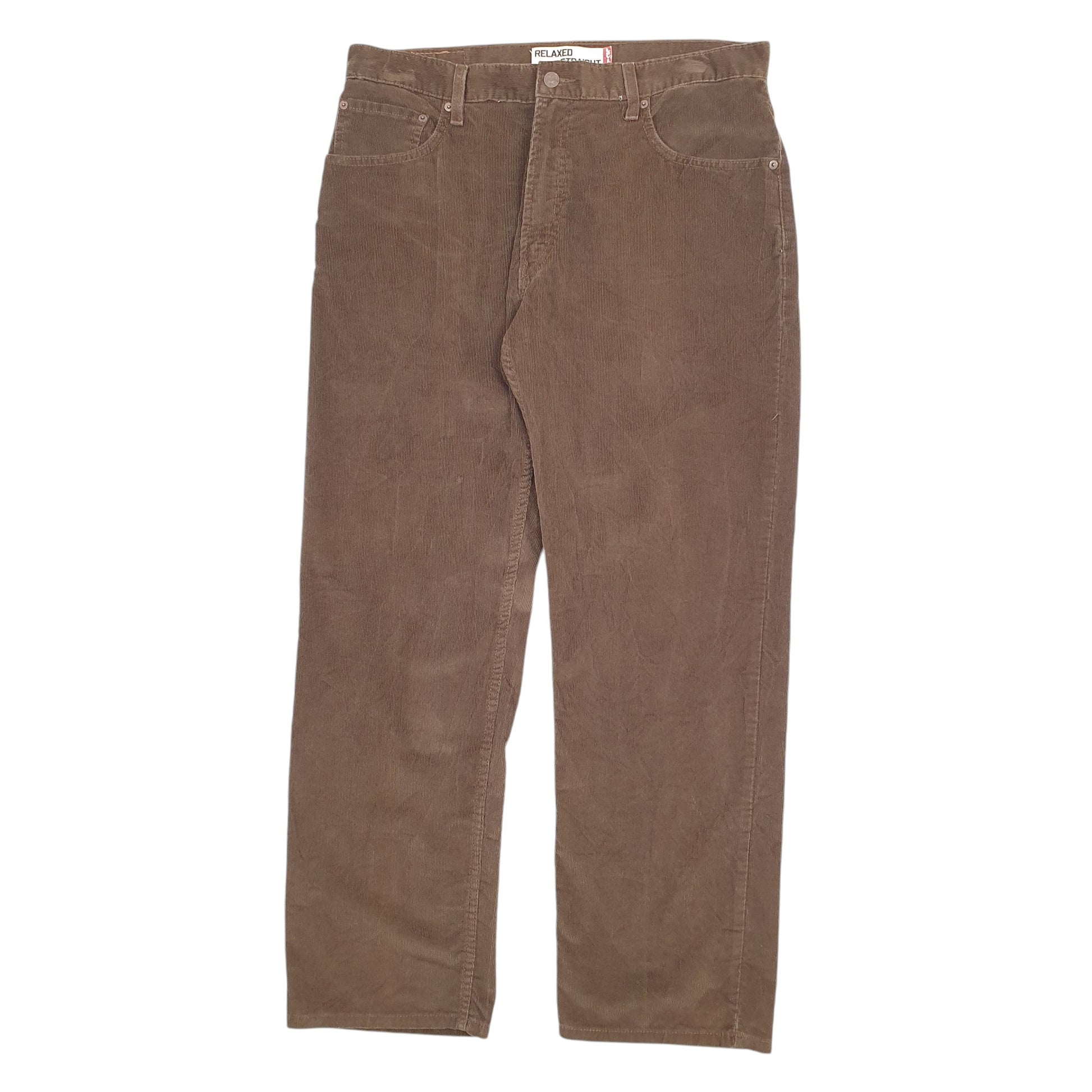 Mens Brown Levis 559 Corduroy Trousers