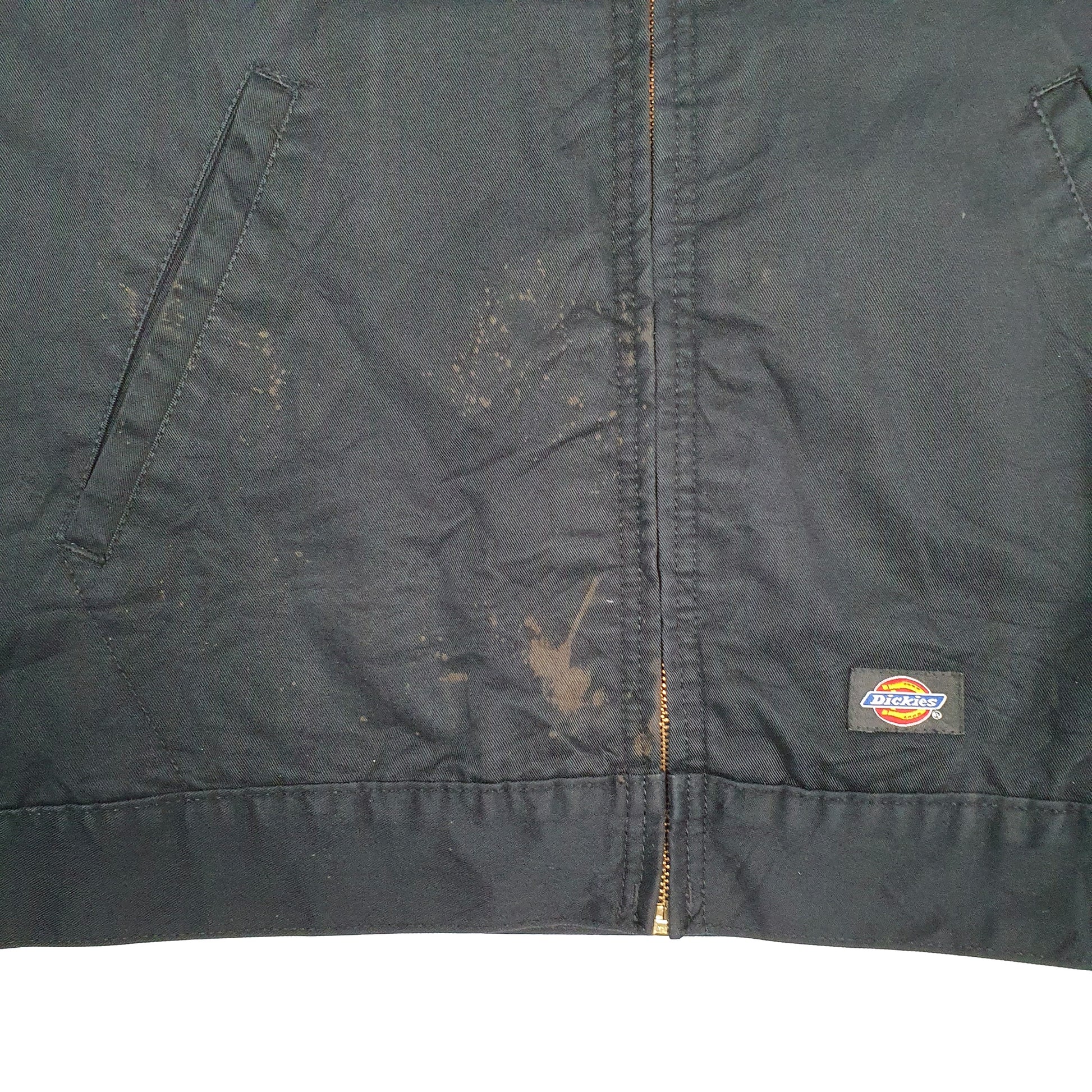 Mens Black Dickies Workwear  Coat