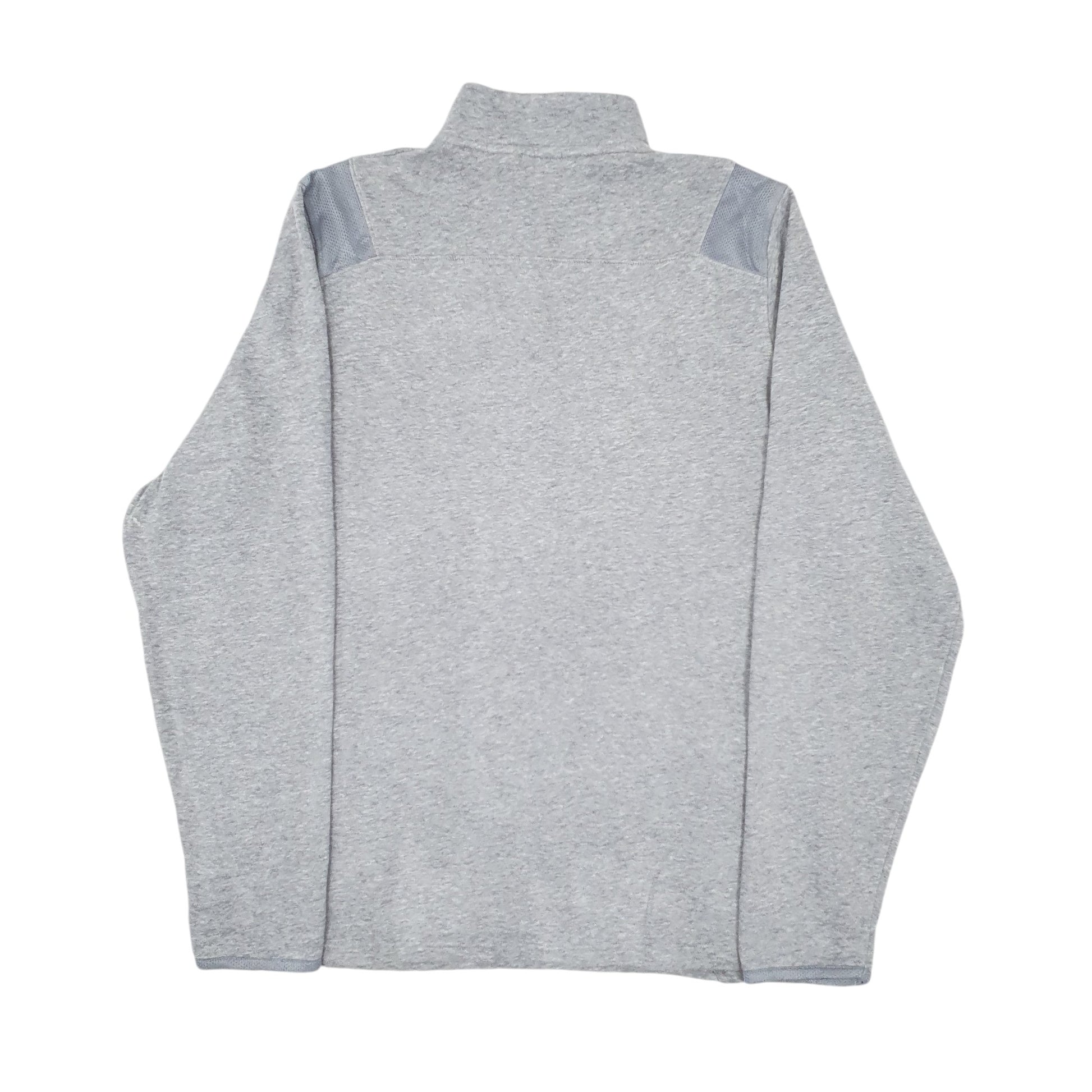 Mens Grey Under Armour  Quarter Zip Jumper