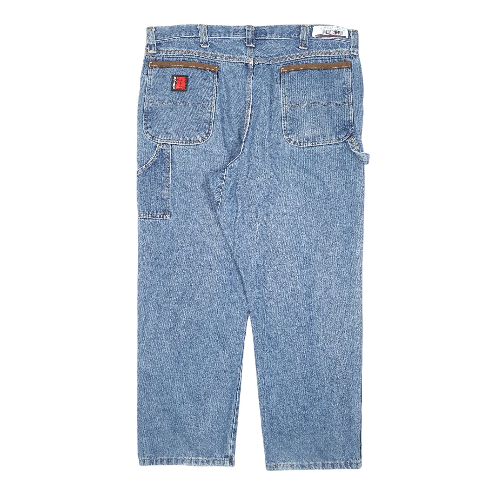 Wrangler Men's Riggs Workwear Fleece Lined Relaxed Fit Jean Wrang 並行輸入品 Mens Wrangler Casual Loose Fit Blue Riggs Workwear Carpenter Pants