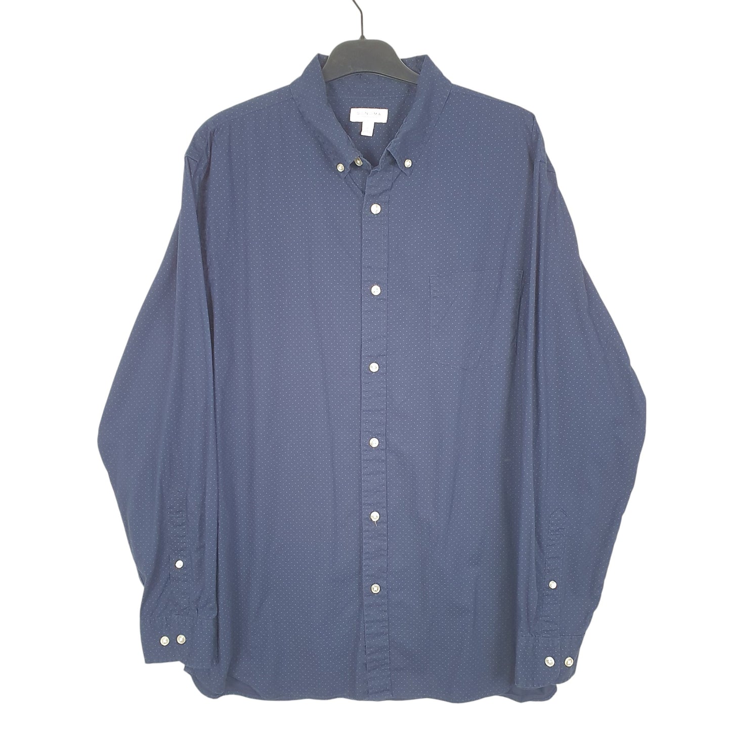 Mens Navy Sonoma  Long Sleeve Shirt