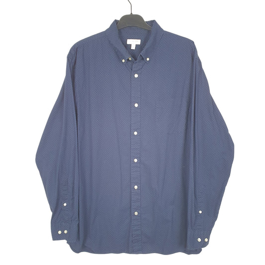 Mens Navy Sonoma  Long Sleeve Shirt