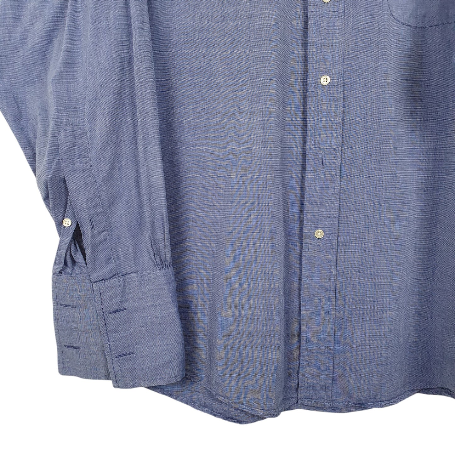 Mens Blue Brooks Brothers  Long Sleeve Shirt