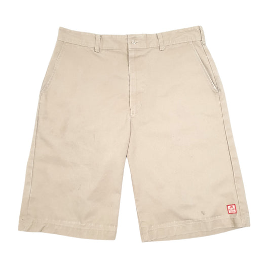 Mens Beige Red Kap Vans Surf Skate BMX Chino Shorts