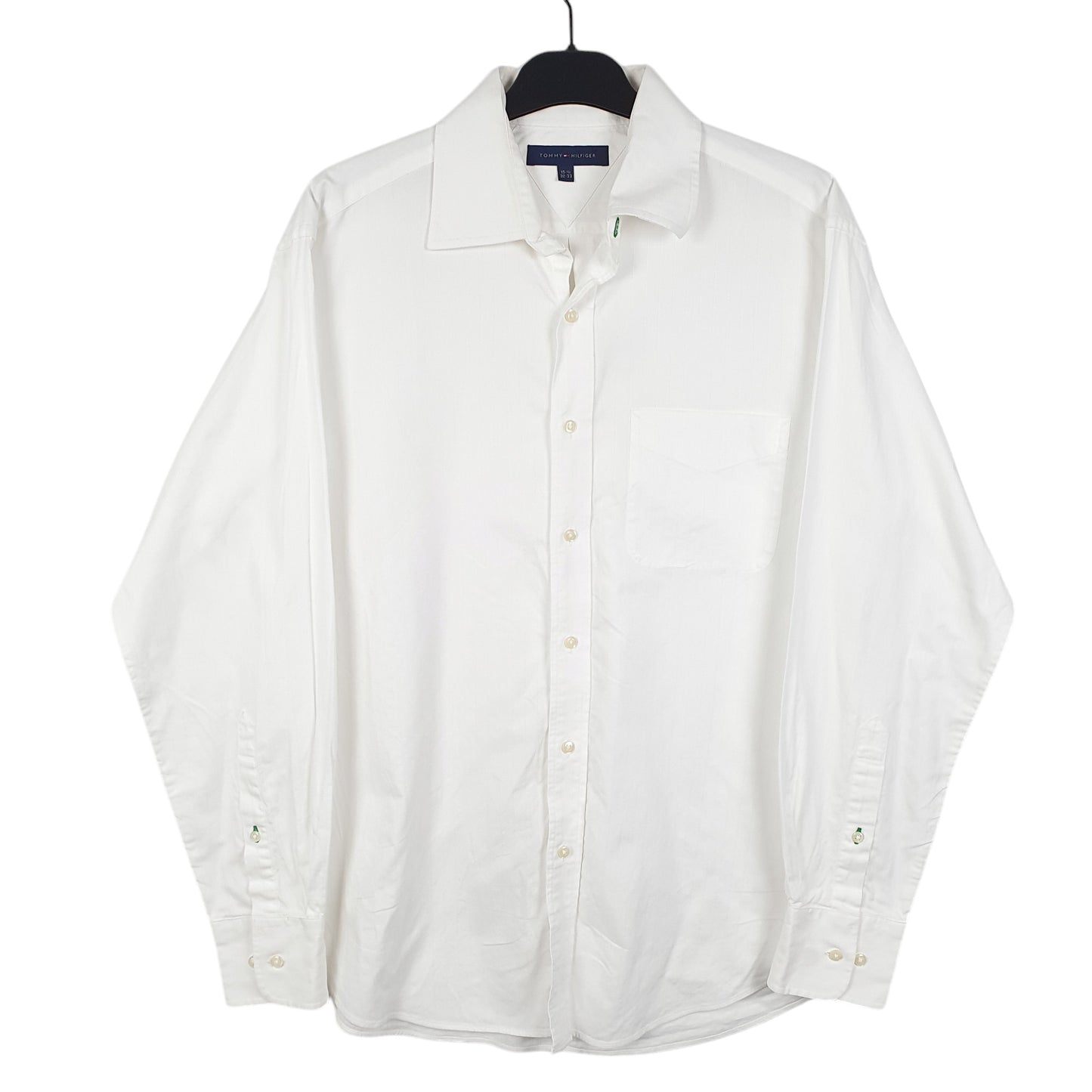 Mens White Tommy Hilfiger  Long Sleeve Shirt