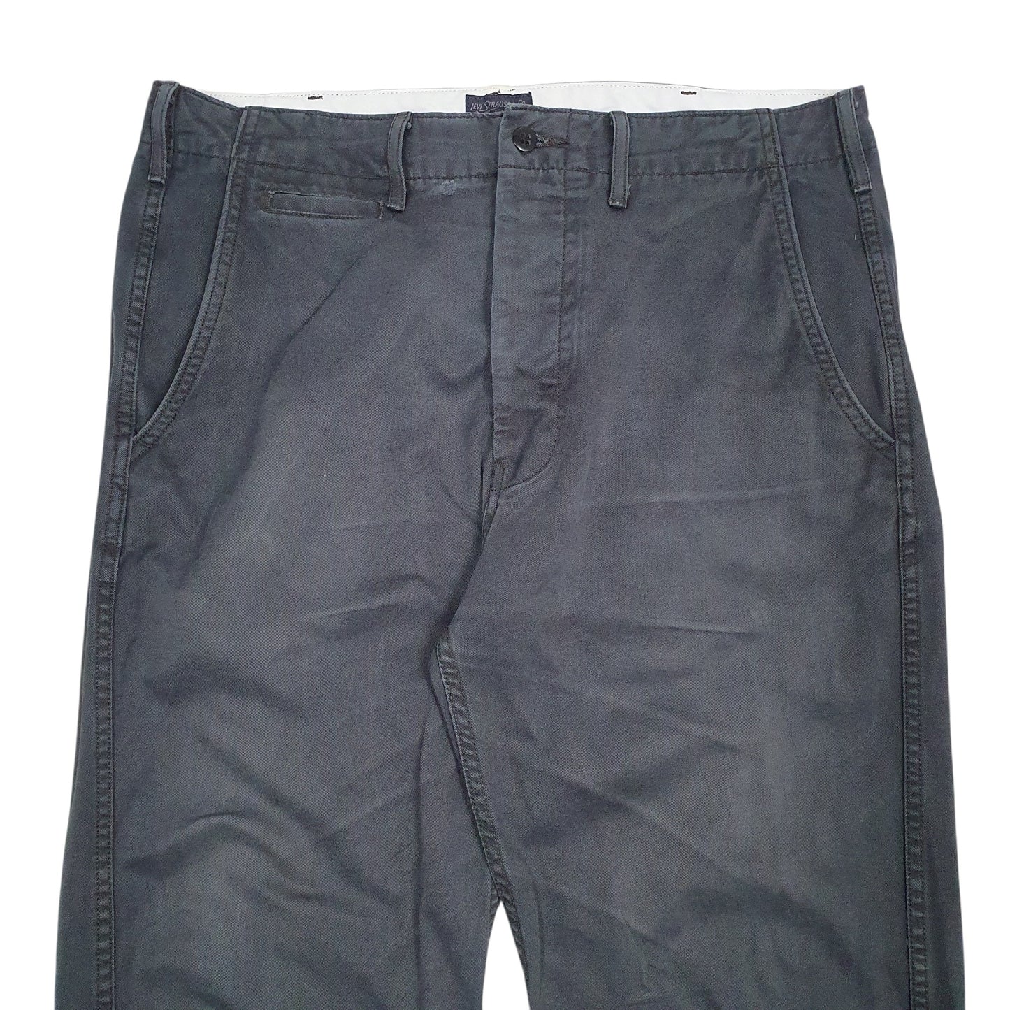 Mens Grey Levis  Chino Trousers