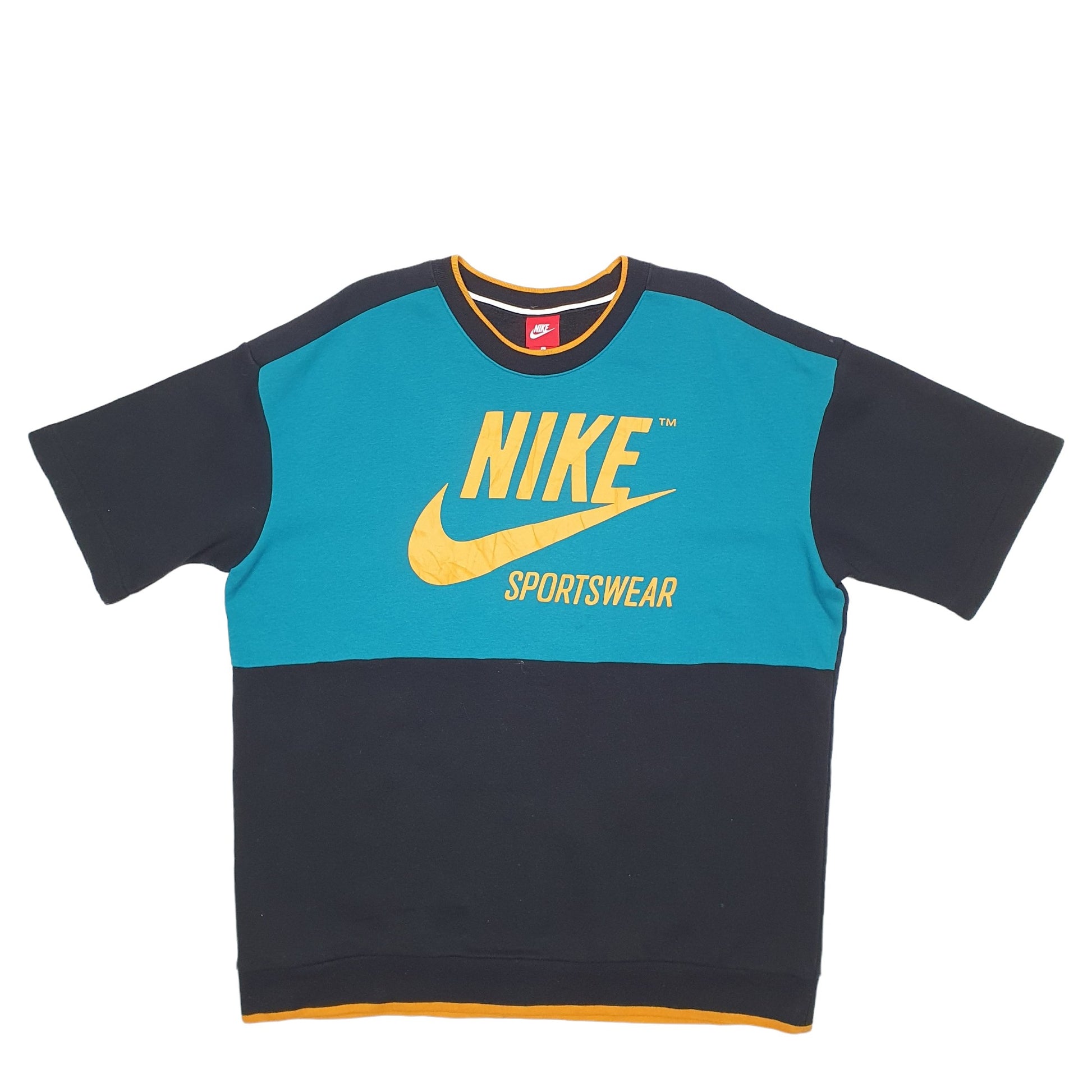 Mens Black Nike Spellout Crewneck Jumper