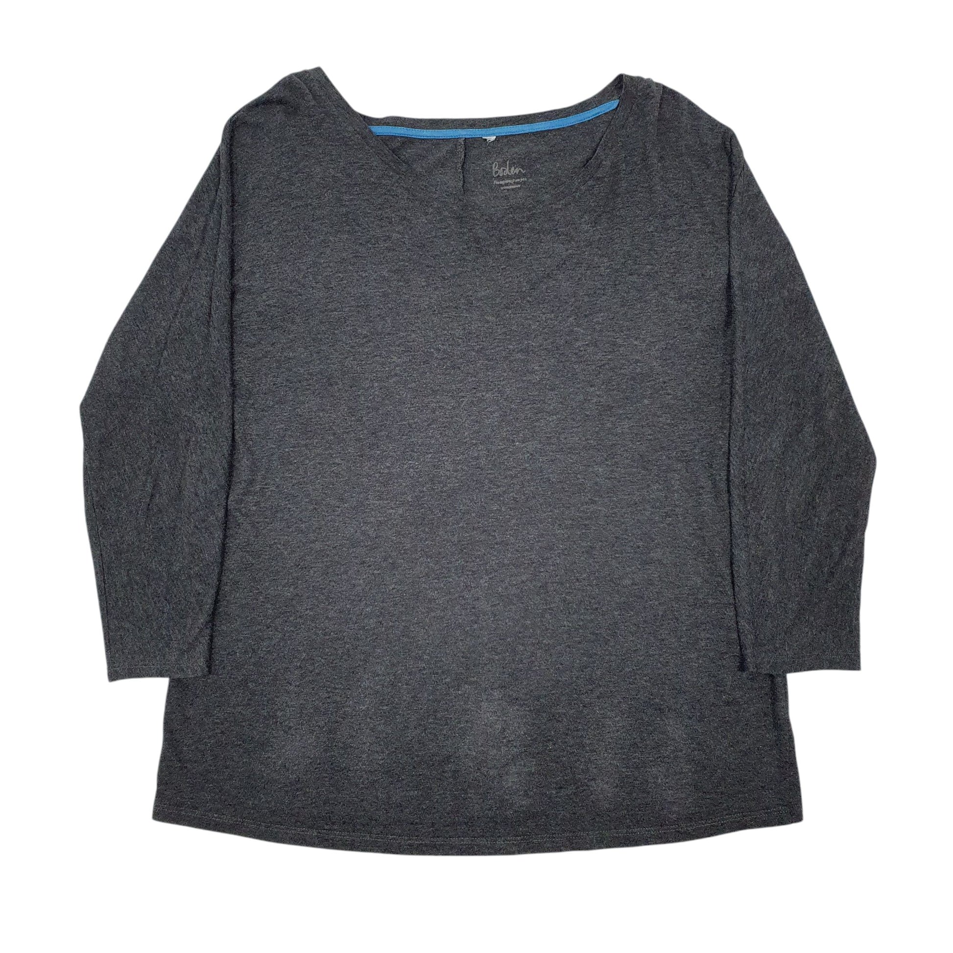 Womens Grey Boden  Long Sleeve T Shirt