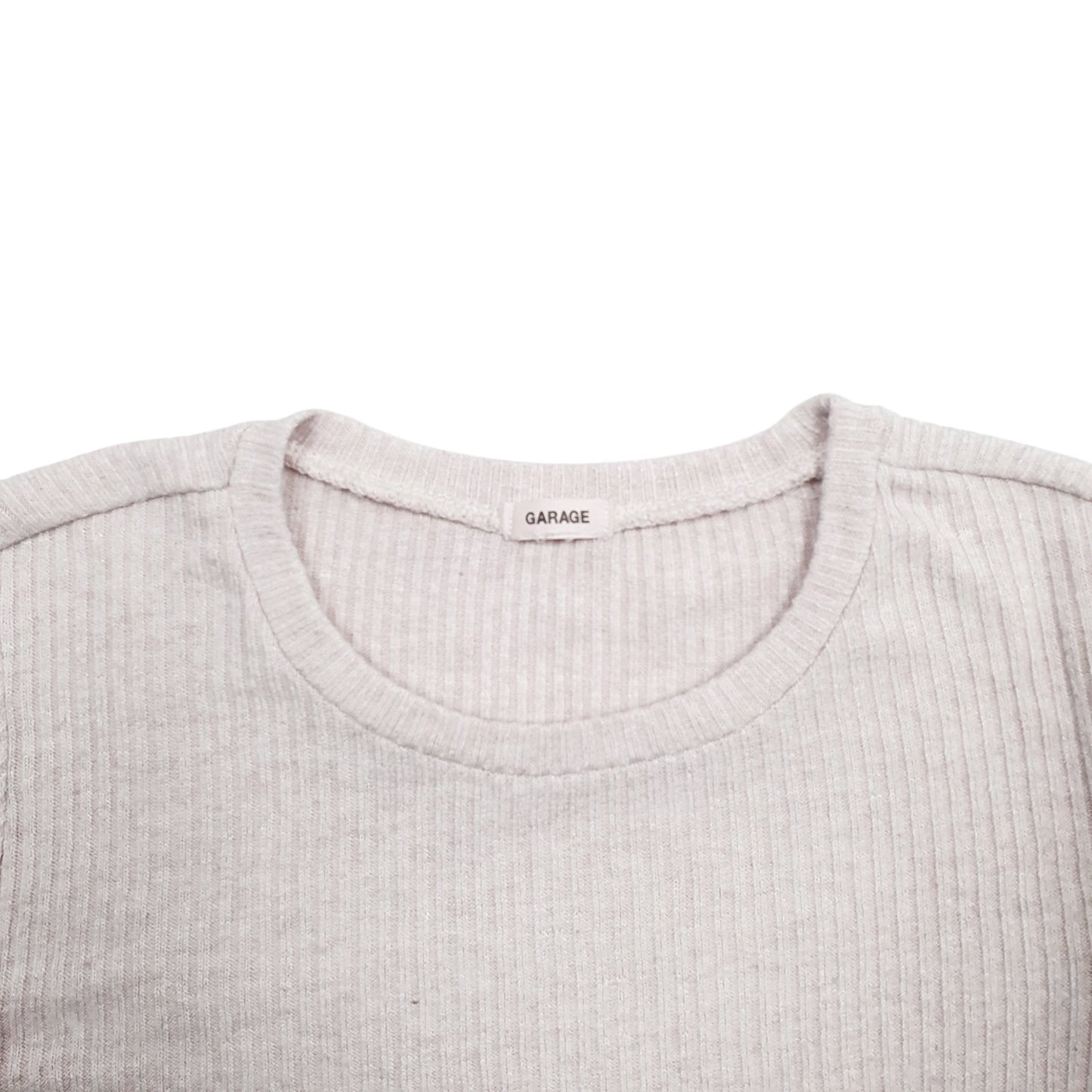 Womens Grey Garage  Long Sleeve T Shirt