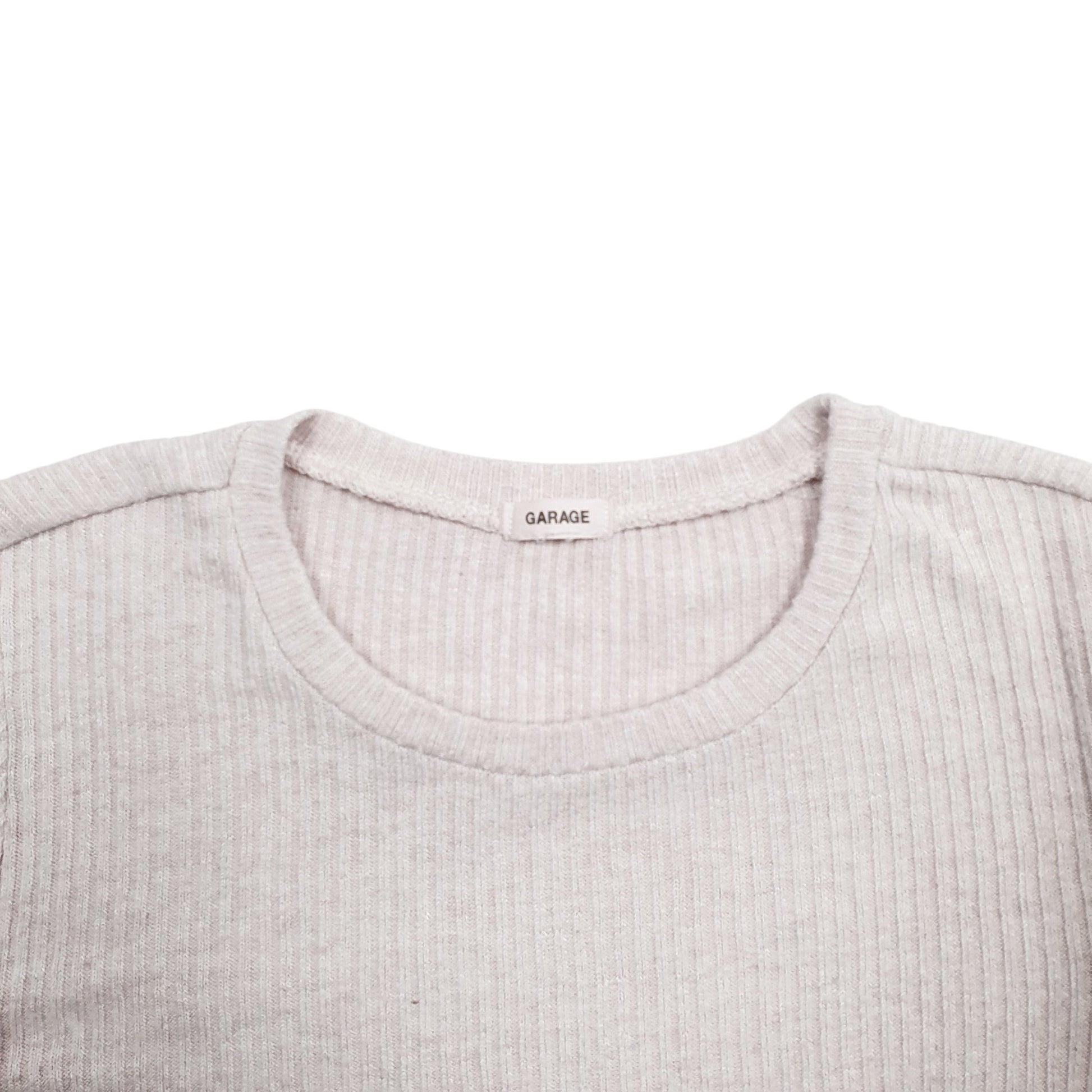 Womens Grey Garage  Long Sleeve T Shirt