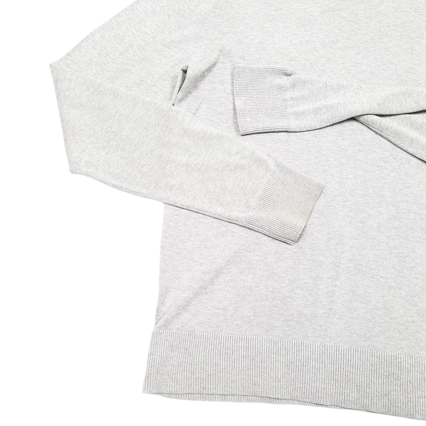 Mens Grey Tommy Hilfiger Knit V Neck Jumper