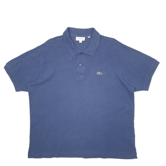 Mens Navy Lacoste  Short Sleeve Polo Shirt