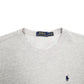 Mens Grey Ralph Lauren  Crewneck Jumper
