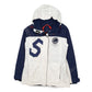 Womens White Quba & Co Hooded Sailing  Coat