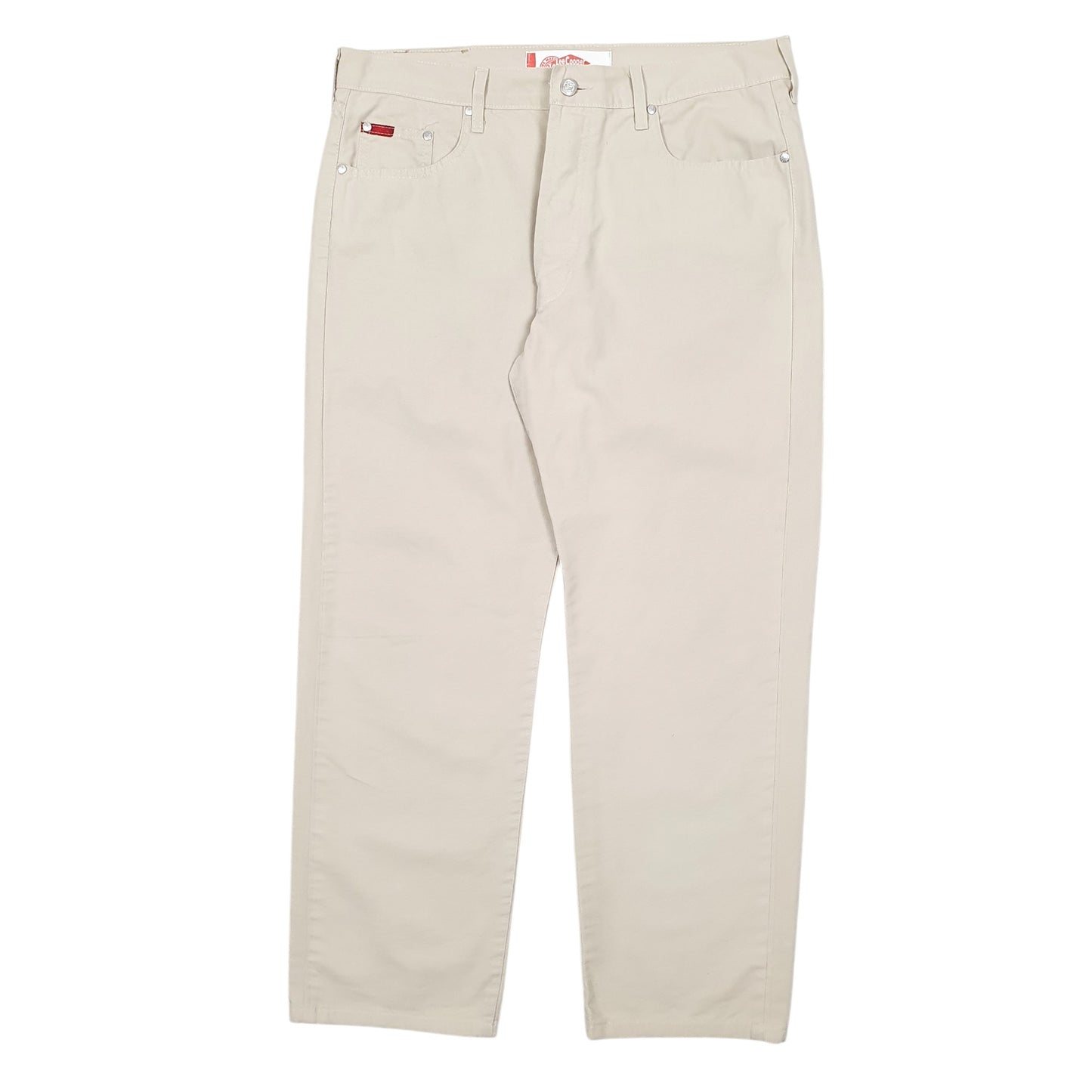 Mens Cream Lee Cooper  Chino Trousers
