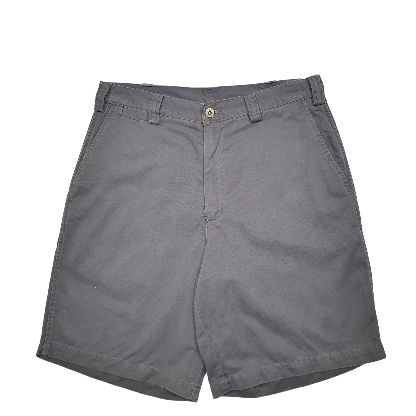 Mens Grey Lee Dungarees Chino Shorts