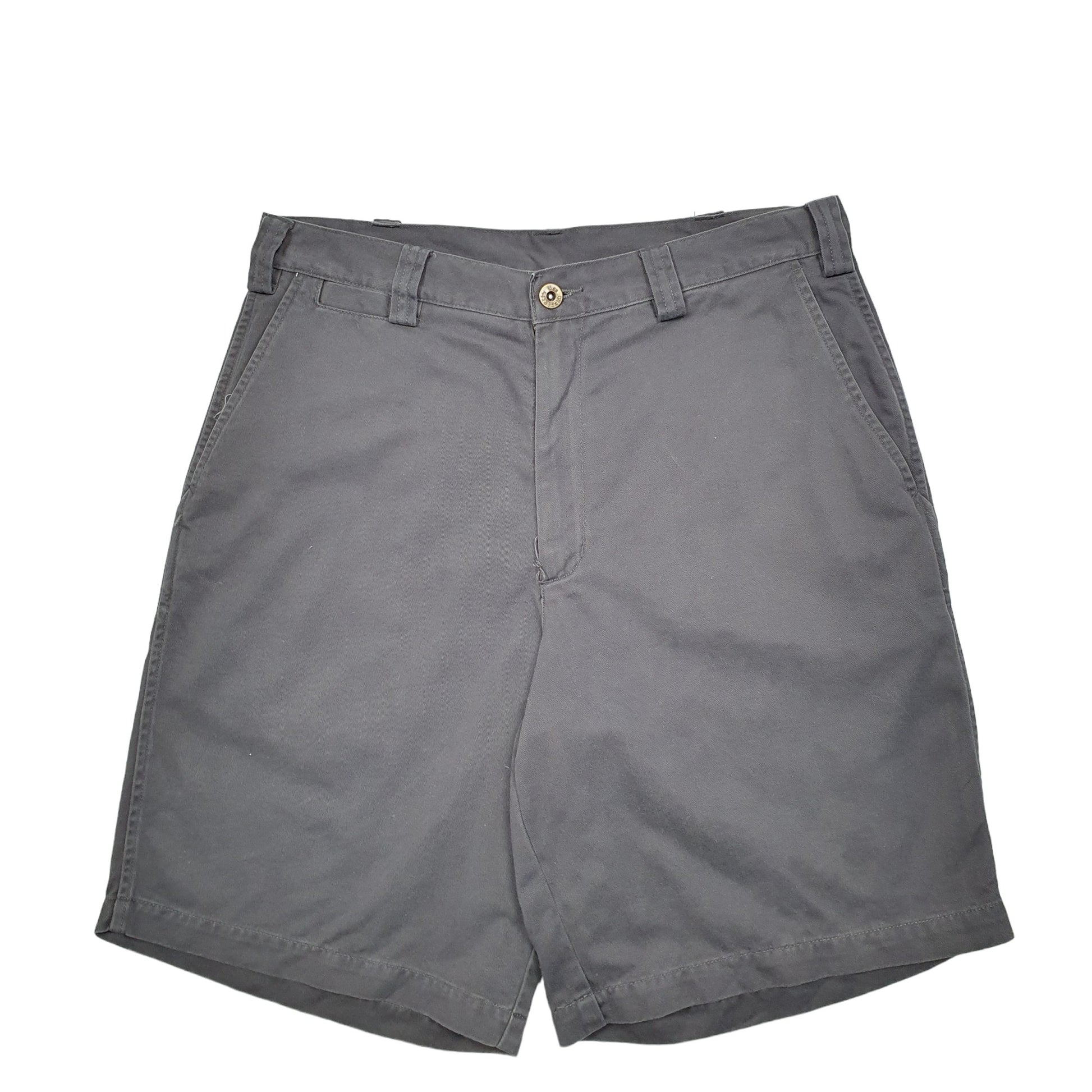 Mens Grey Lee Dungarees Chino Shorts